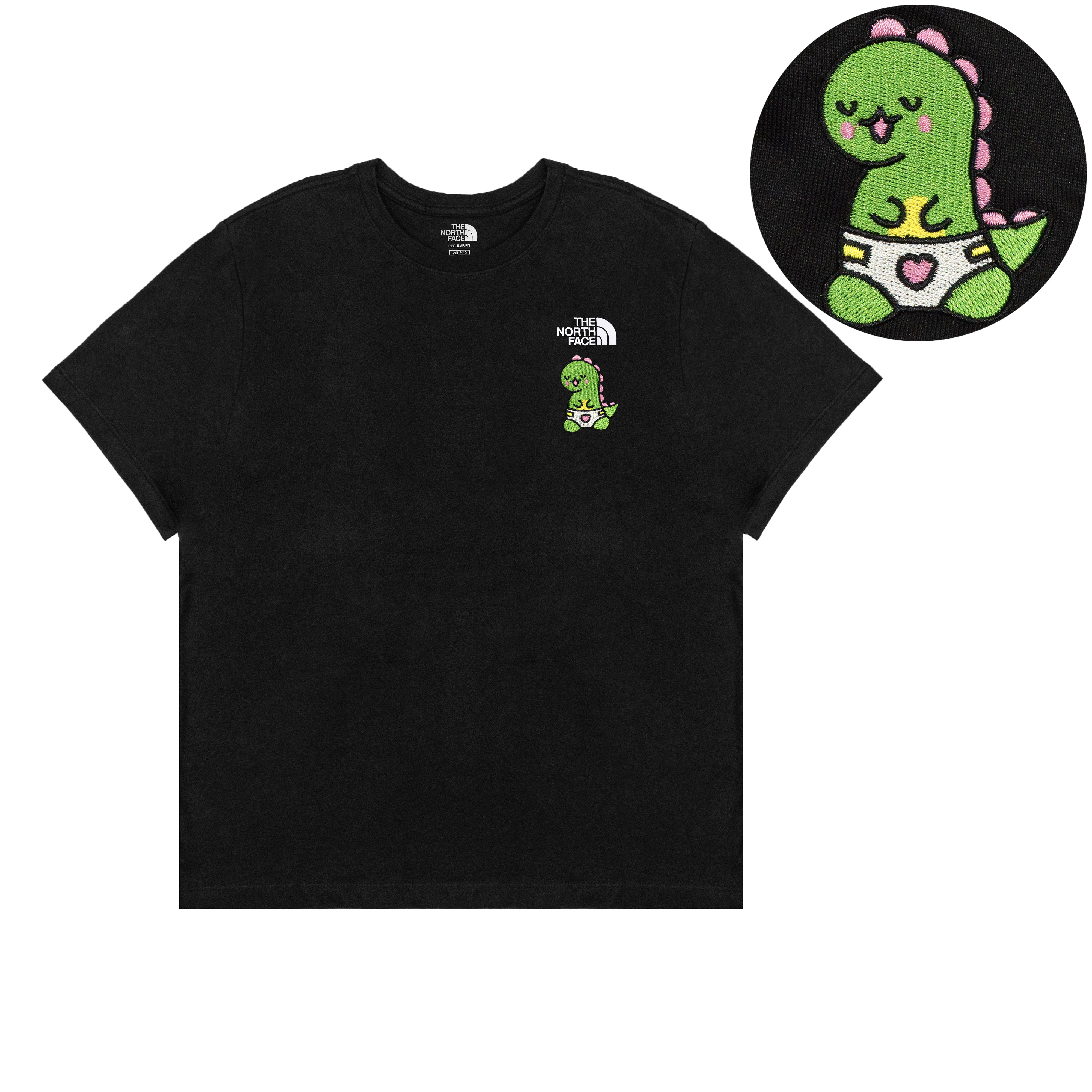 

THE NORTH FACE Футболка с коротким рукавом и круглым вырезом Unisex Black