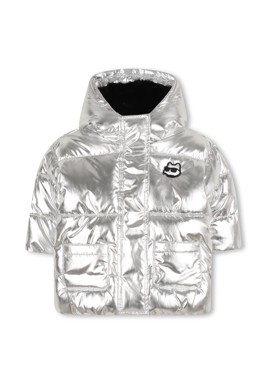 

Зимняя куртка KARL LAGERFELD KIDS PUFFER , Light Grey/Silver-Coloured