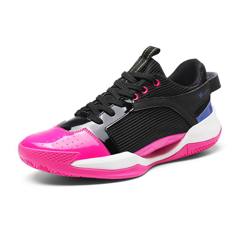 

TONYBEAR Низкие баскетбольные кроссовки унисекс Black Rose Red, цвет Black Rose Red