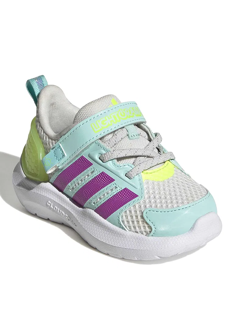 Детские кроссовки, беговые, Lightorama Adidas, белый/фиолетовый — фото 2
