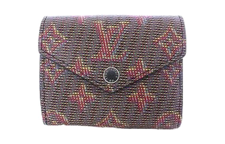 LOUIS VUITTON Женский бумажник из телячьей кожи коричневый — фото 2