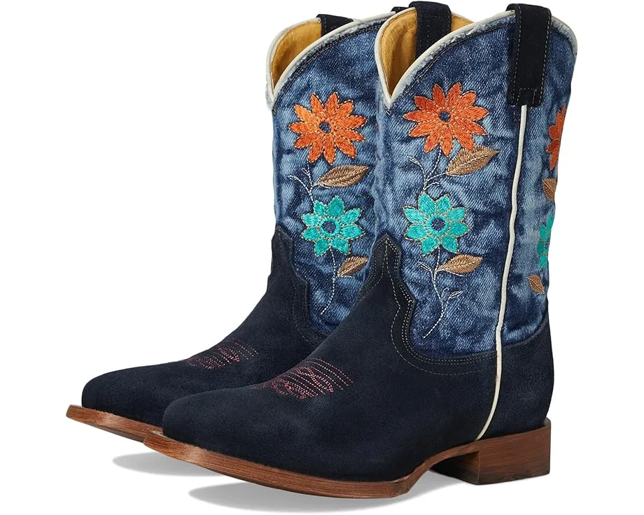 Ботинки Roper Kids Flower Power (Big Kid), Blue