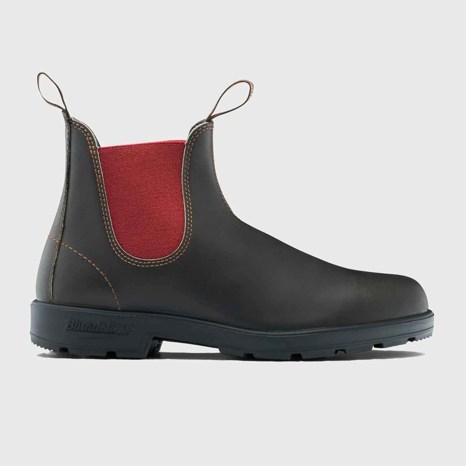 Унисекс-ботинки Blundstone Original 500 Chelsea, коричневый/бордовый — фото 3
