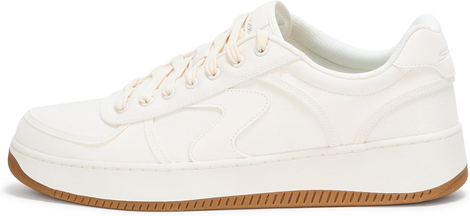 Мужские спортивные кроссовки Skechers Sport Court 2.0 - Calvon, слоновая кость — фото 2