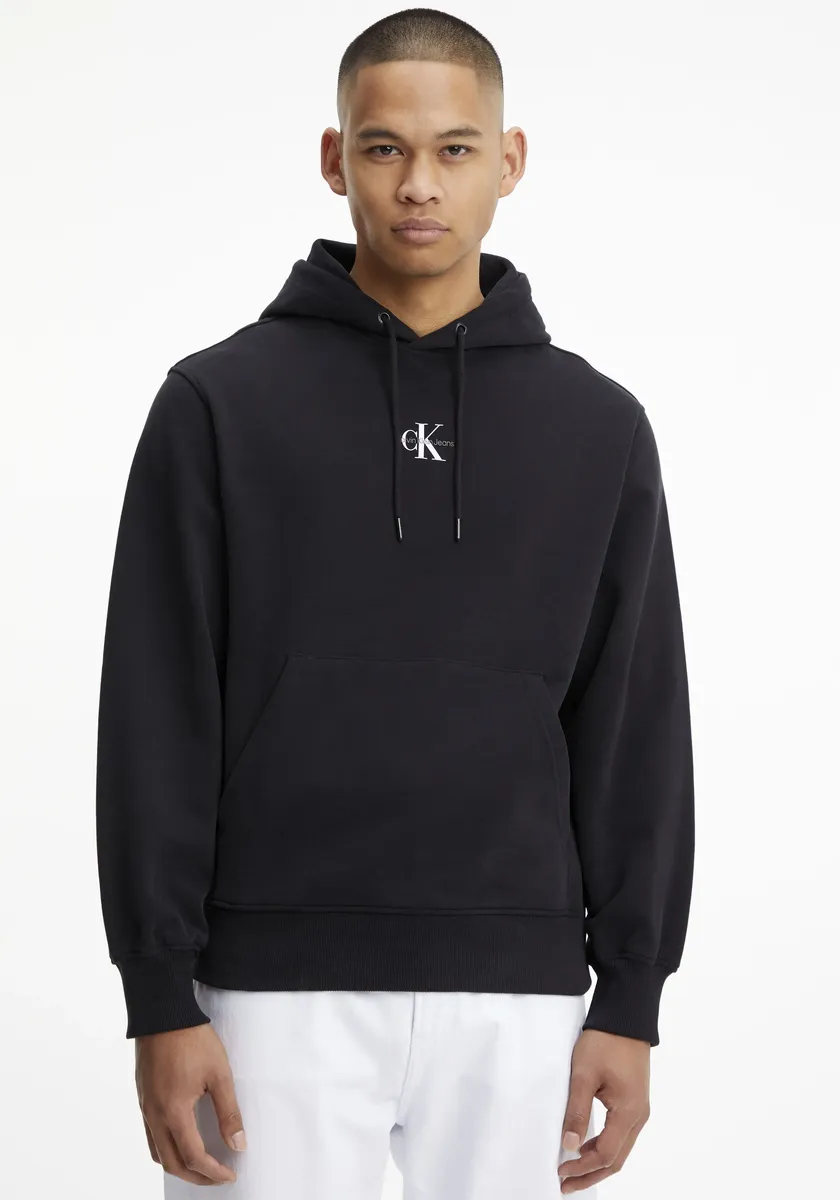 

Толстовка с капюшоном Calvin Klein Jeans "MICRO MONOLOGO HOODIE", с содержанием органического хлопка, цвет Ck Black