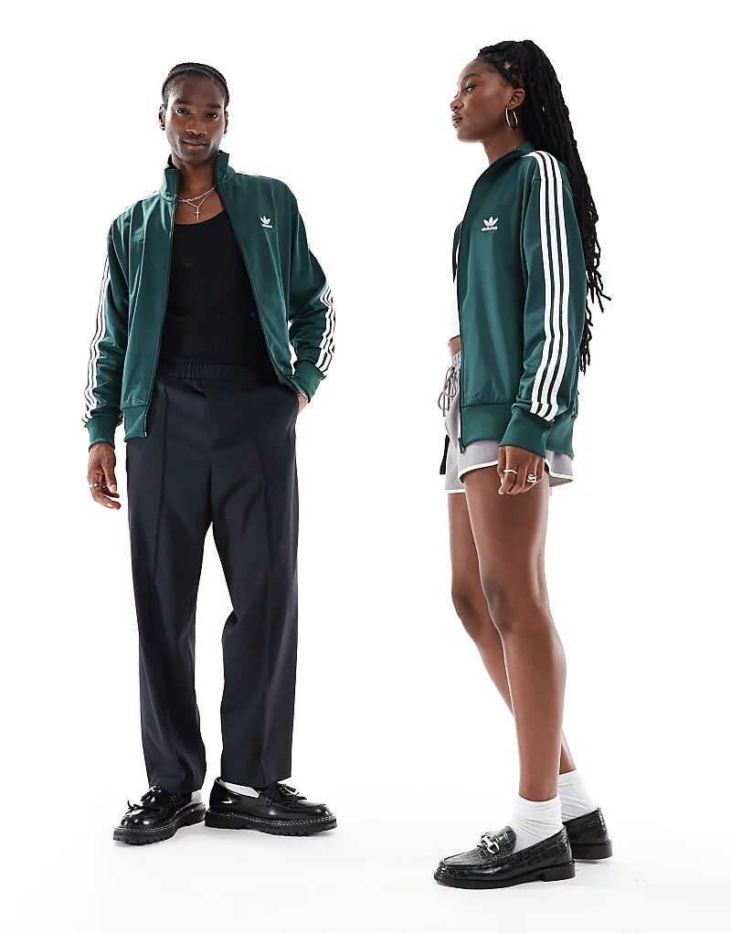 

Спортивная куртка Firebird с воротником-стойкой зеленого цвета adidas Originals