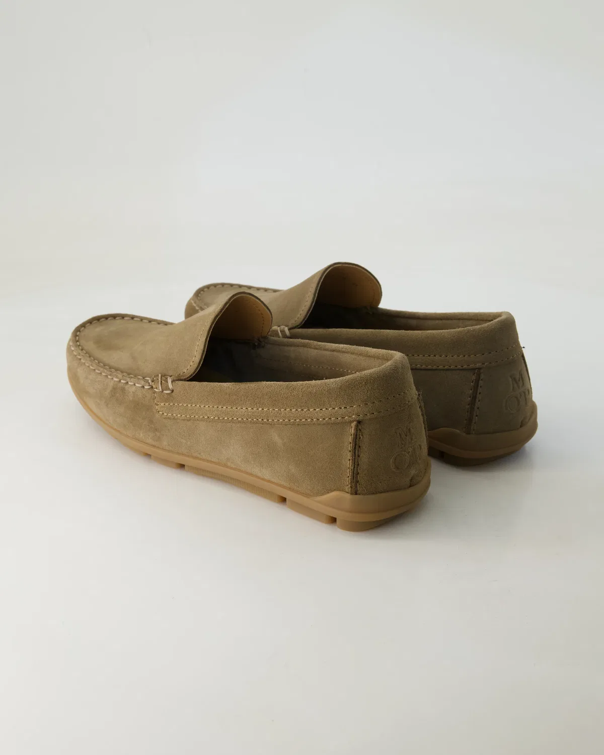 Слиппоны из велюра Marc O'Polo Shoes, бежевый — фото 3