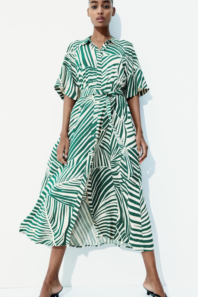 

Платье-Блуза с завязывающимся поясом H&M, мультиколор