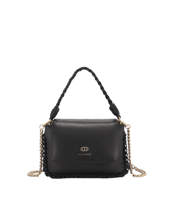

Кожаная сумка через плечо с кисточками La Carrie, черный