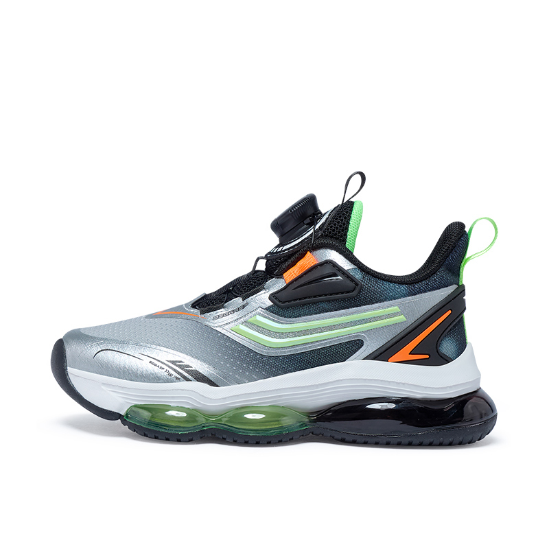 

Износостойкие низкие детские беговые кроссовки Big Wasp, modern серый