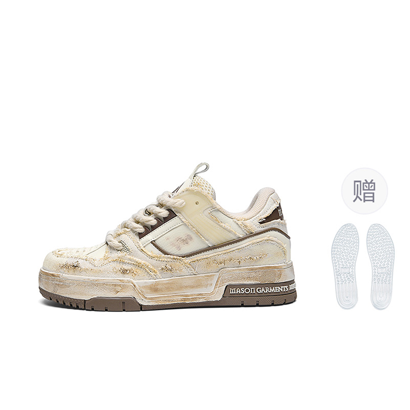 

Амортизирующие, износостойкие, легкие, дышащие, увеличивающие высоту, низкие кроссовки для скейтбординга, мужские Masongarments, jiao zhi friend (full palm suspension air cushion model)