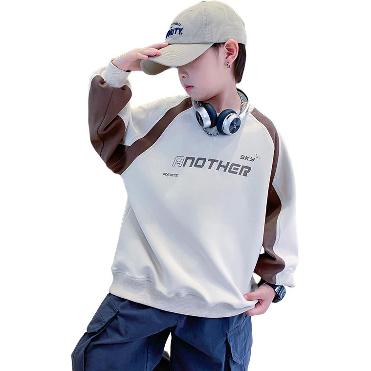 

Детский свитшот с круглым вырезом Moderate EASTERN CAMEL, светло-хаки