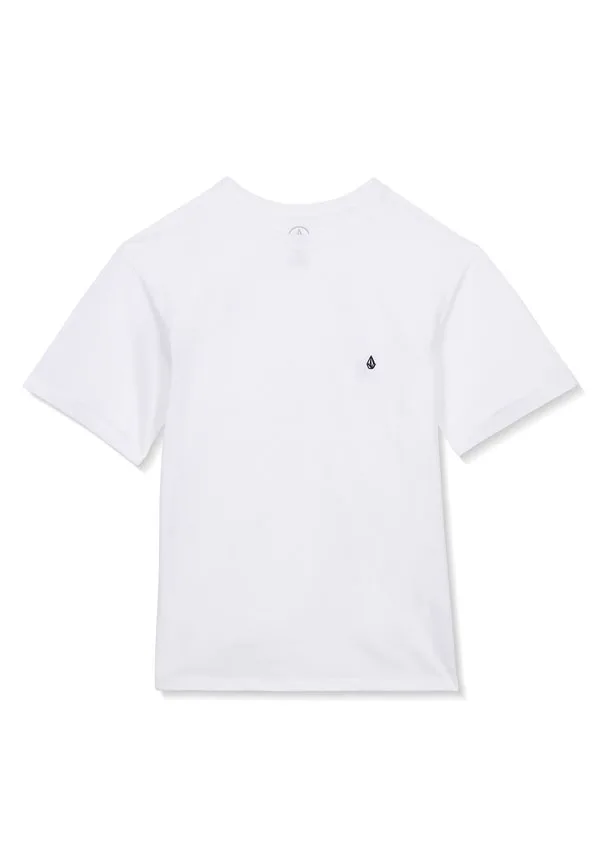 Заготовки для футболок tee stone, базовая футболка Volcom, White — фото 3