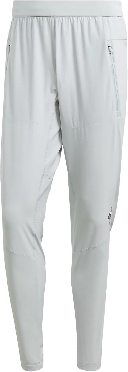Мужские тренировочные брюки Adidas Aeroready Designed 4 Movement, серебро — фото 2