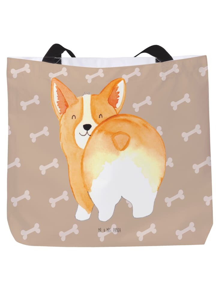

Сумка-шоппер Mr & Mrs Panda Corgi Po ohne Spruch, цвет hundeglück
