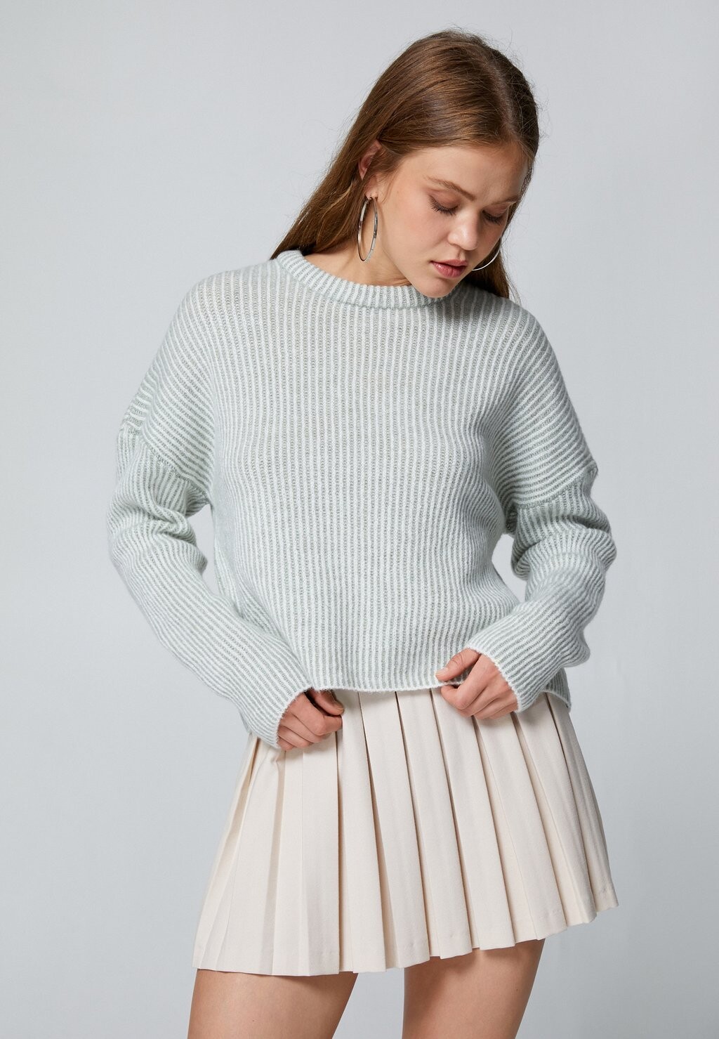 

Джемпер CREW NECK BASIC Koton, хаки