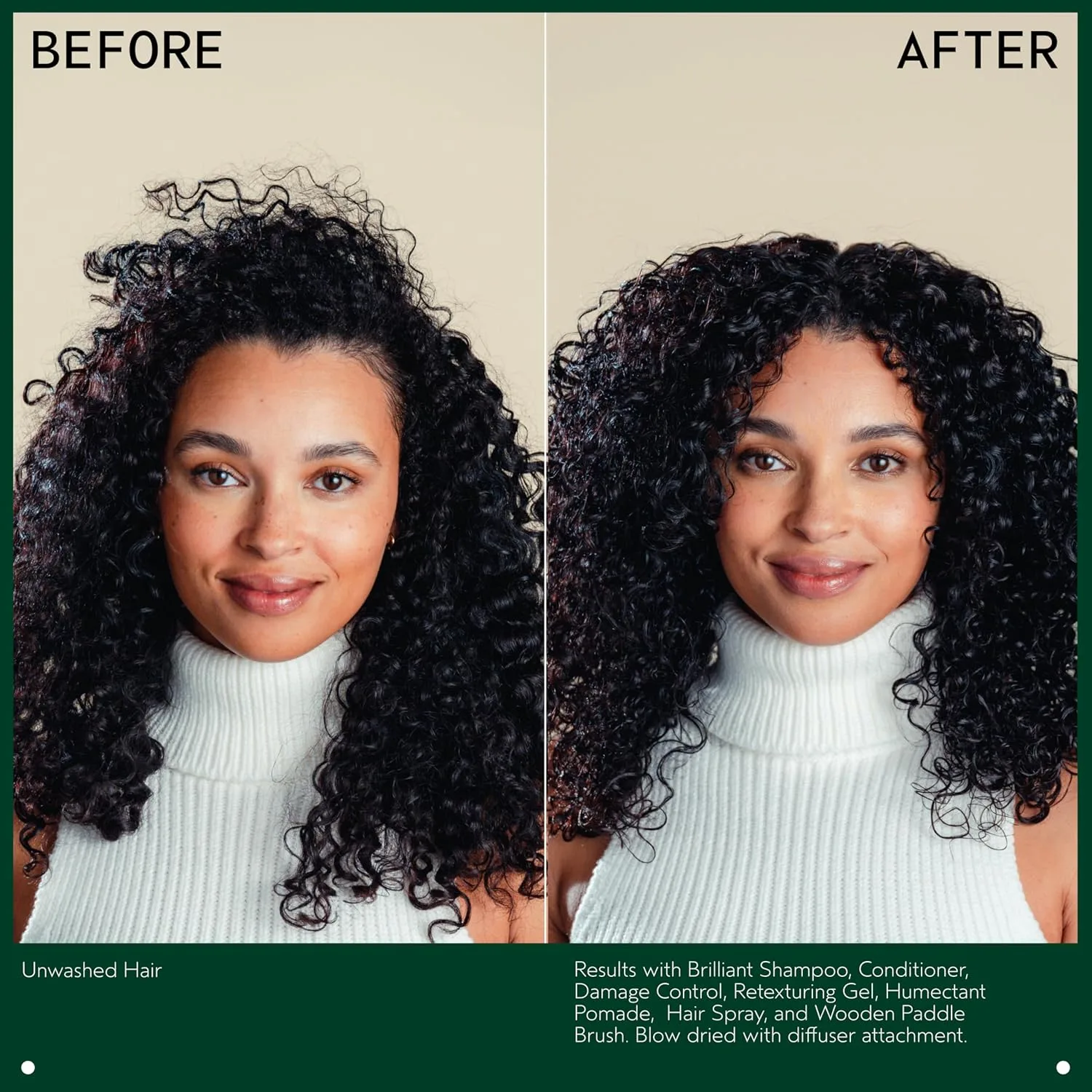Увлажняющая помада для волос Aveda Brilliant | Подчеркивает завитки | Придает блеск и четкость | Для волнистых, кудрявых и вьющихся волос | Аромат жасмина, розы и гвоздики | 70 г — фото 4
