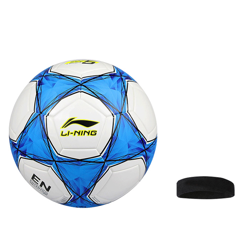 

LINING Размер 5 мяч для футбола TPU бесшовный термосварка унисекс синий белый