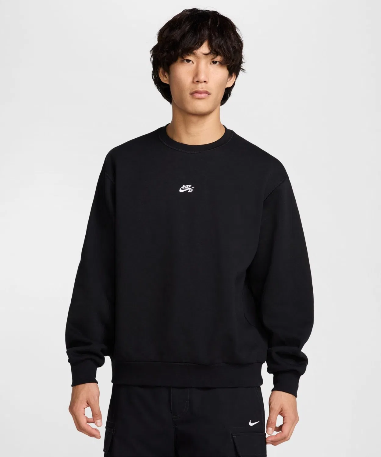 Свитшот Nike SB Essential Logo L/S, черный