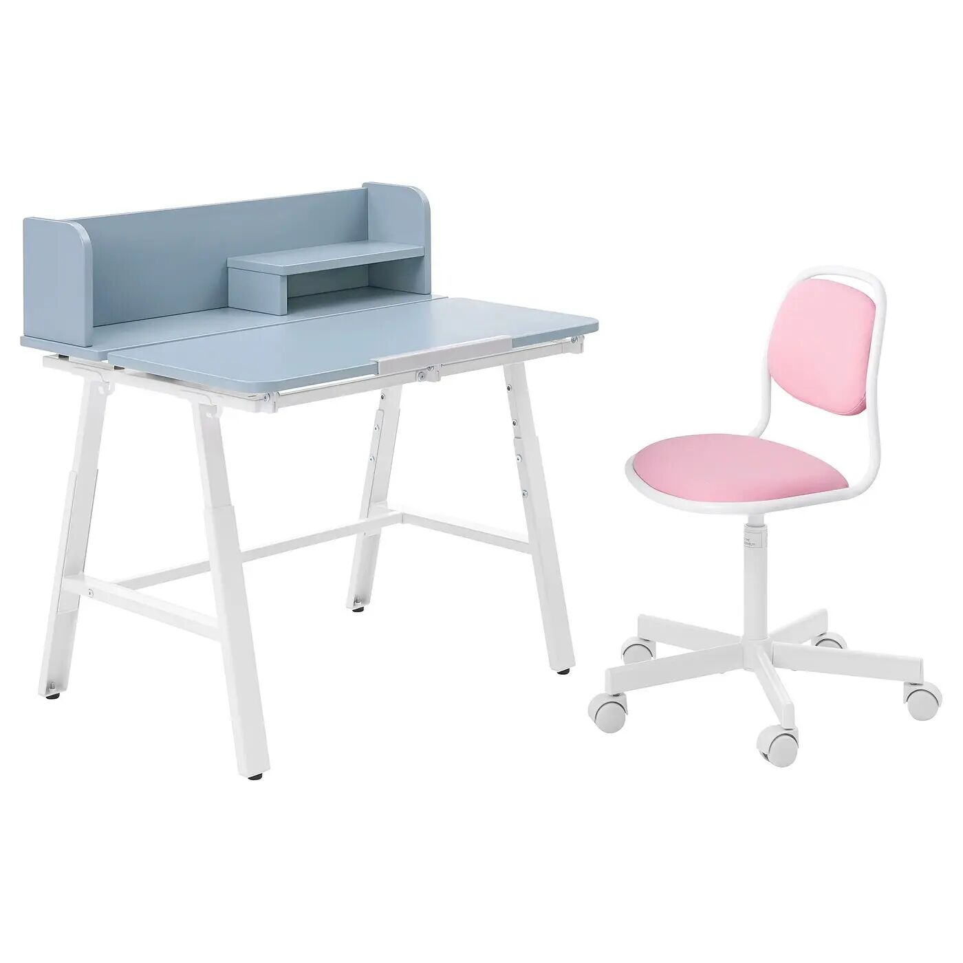 

Детский стол и стул PIPLÄRKA/ÖRFJÄLL IKEA, розовый