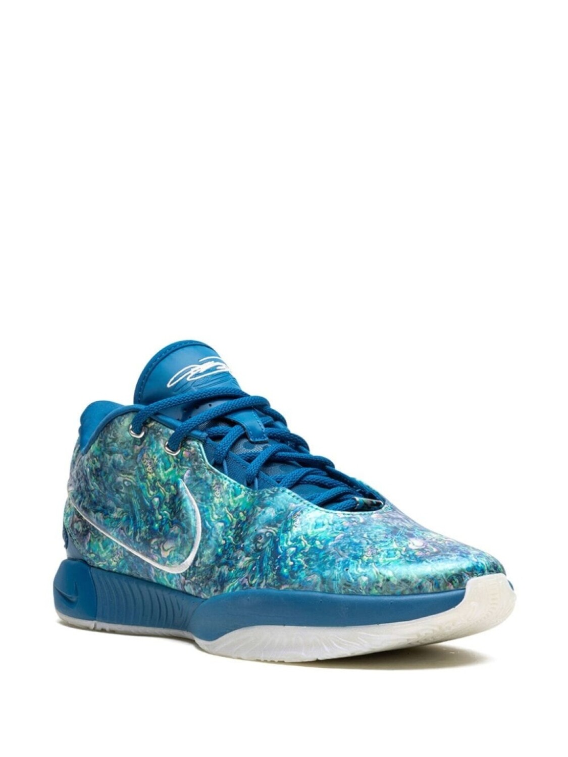 Nike кроссовки LeBron 21 Abalone, синий — фото 2