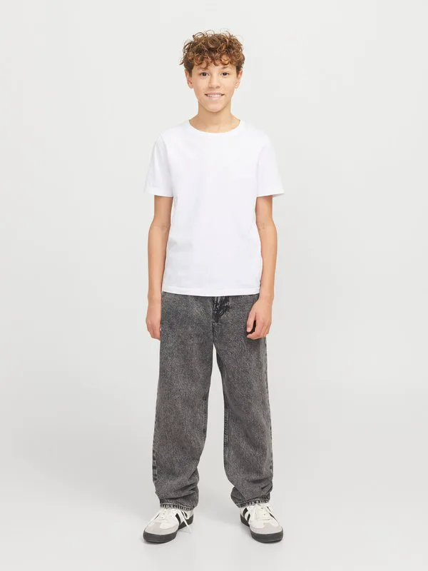 Джинсы прямого кроя jjichris jjoriginal Jack & Jones Junior, Grey Denim — фото 2