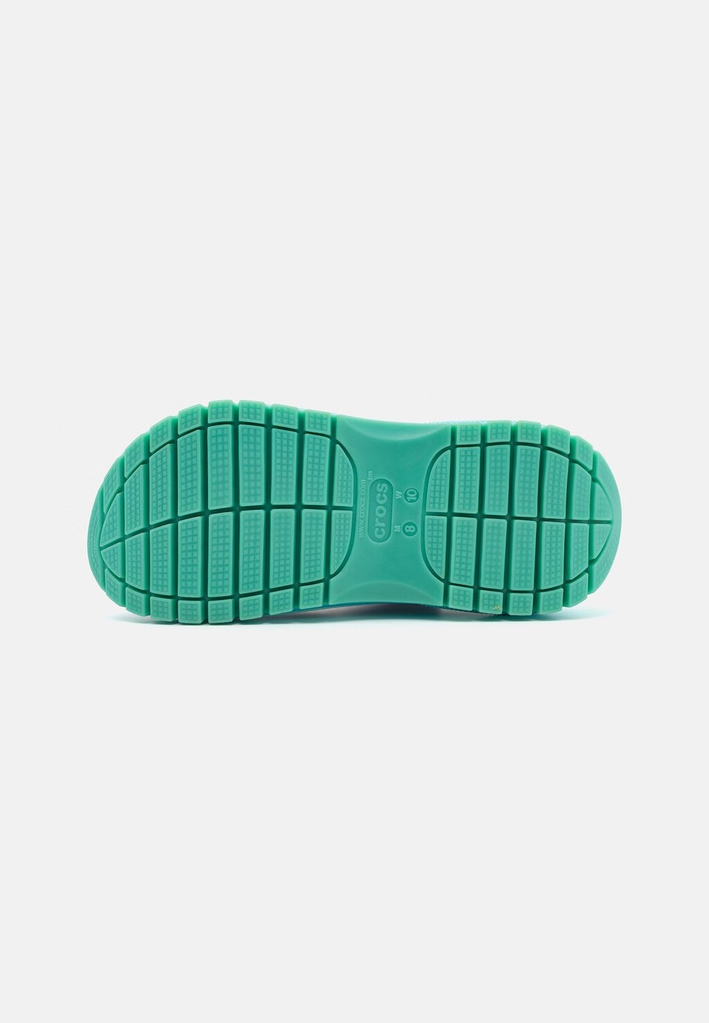 Сабо MEGA CRUSH SEA FRIENDS UNISEX Crocs, серебристого цвета — фото 3