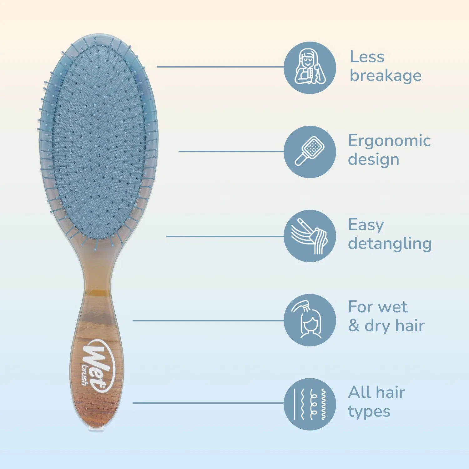 Щетка для волос «Original Detangler» от WetBrush Wet Brush — фото 4