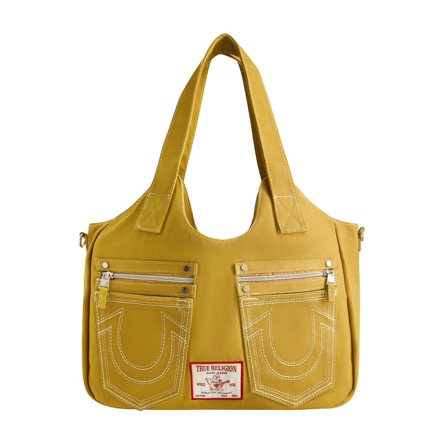 

Сумка True Religion Horseshoe Stitch DARK NAVY, цвет Tan