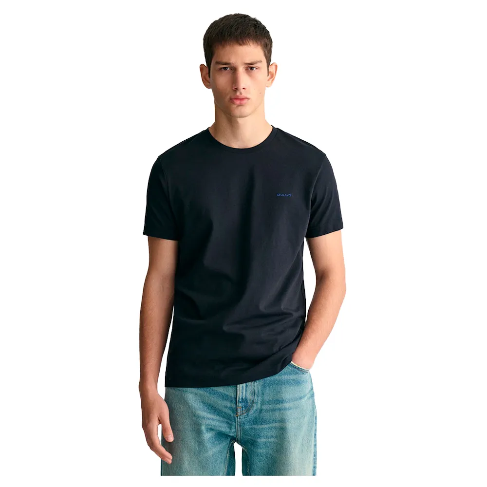 

Футболка Gant Contrast Logo, черный