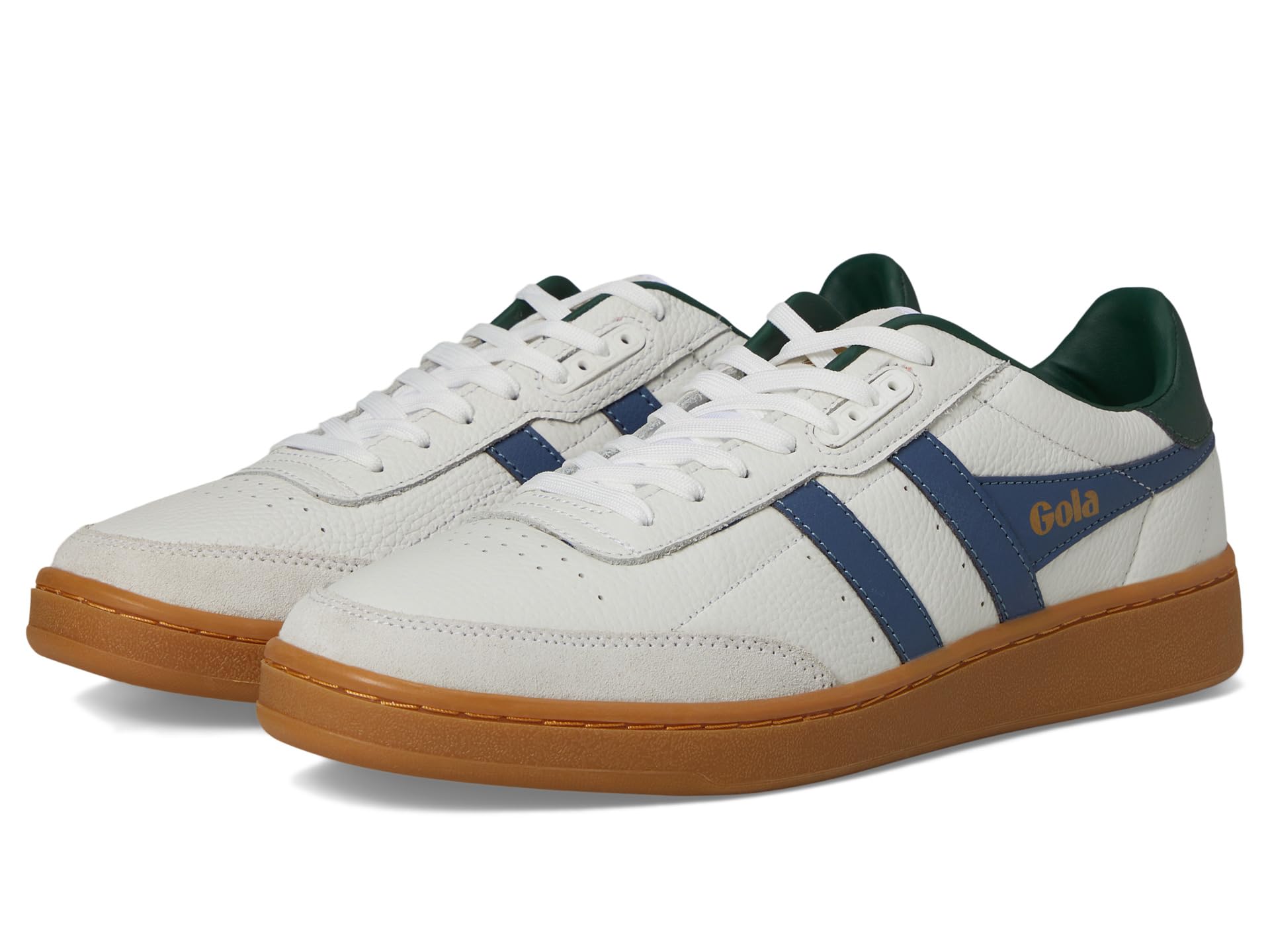 

Кроссовки Gola Contact Leather, White/Moonlight/Evergreen/Gum