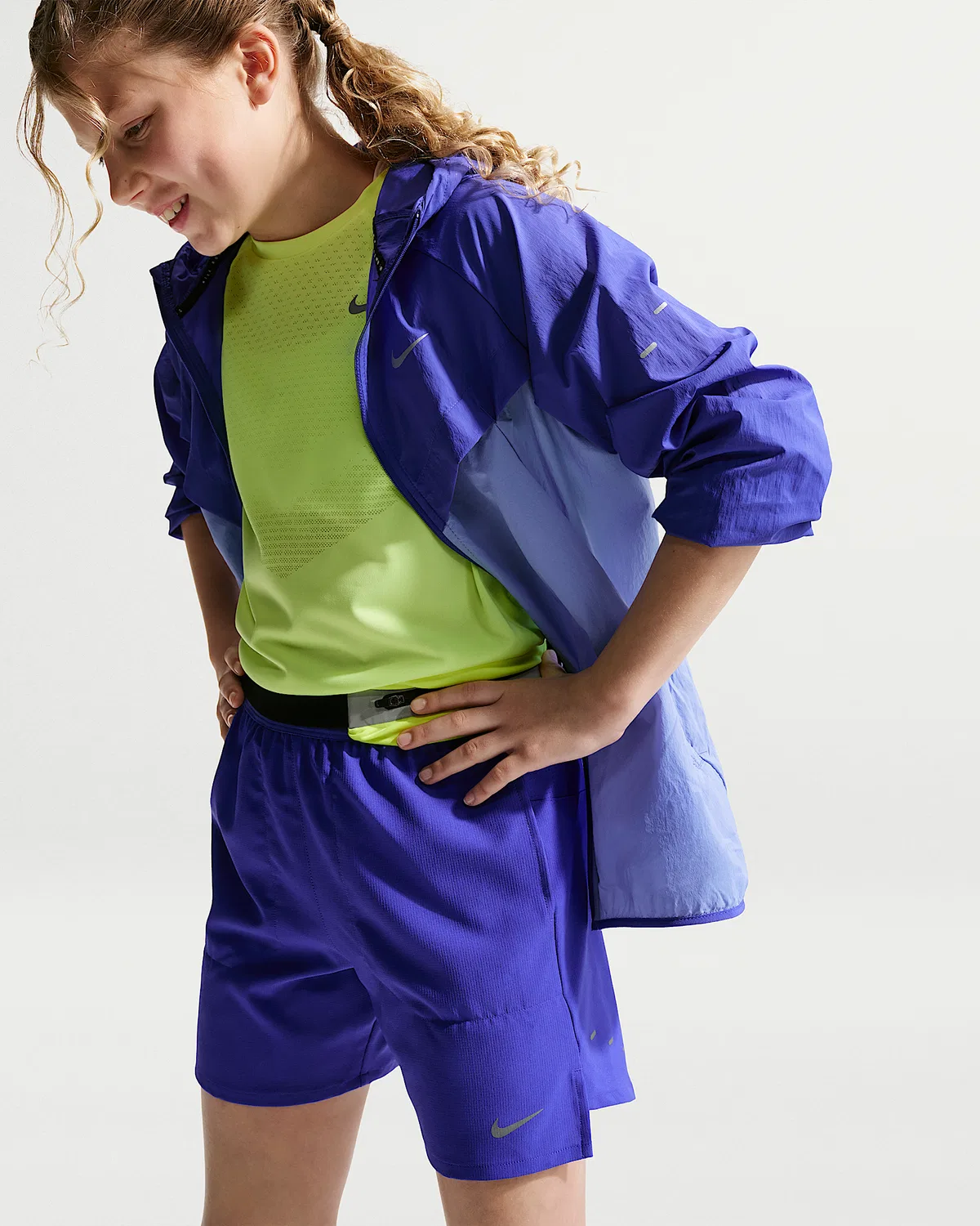 Детские тренировочные шорты Nike Stride Dri-FIT, Lapis — фото 4