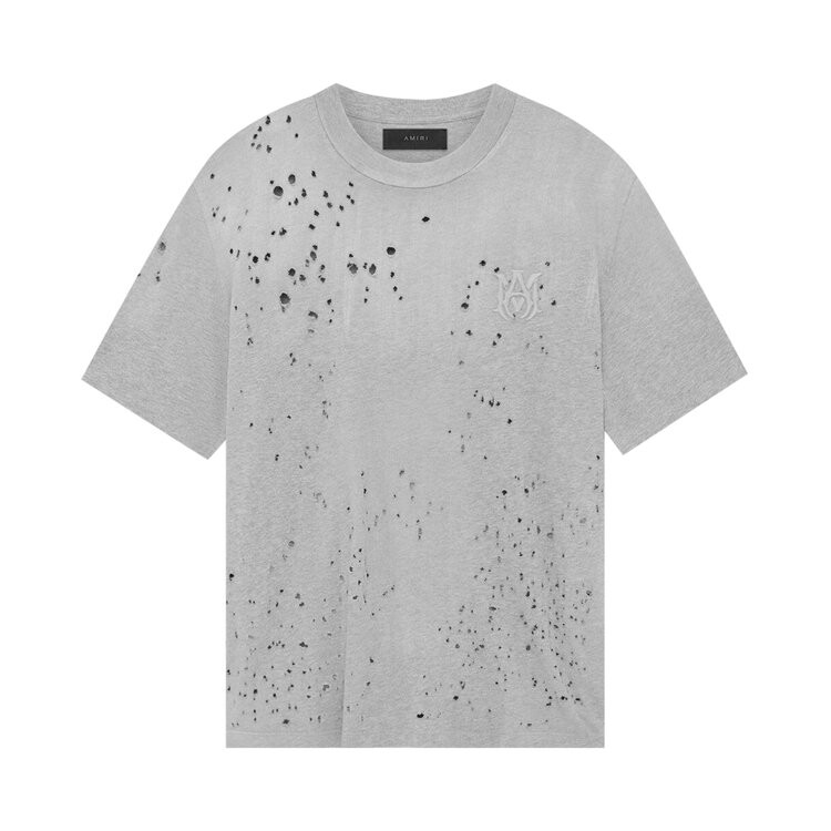 

Футболка Amiri MA Shotgun Embroidered Tee, серый