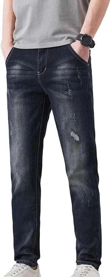 Джинсы slim fit черные