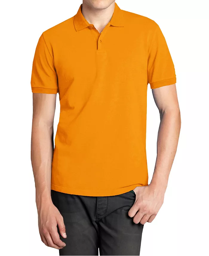 

Мужская поло Avenue с коротким рукавом из пике Galaxy By Harvic, оранжевый