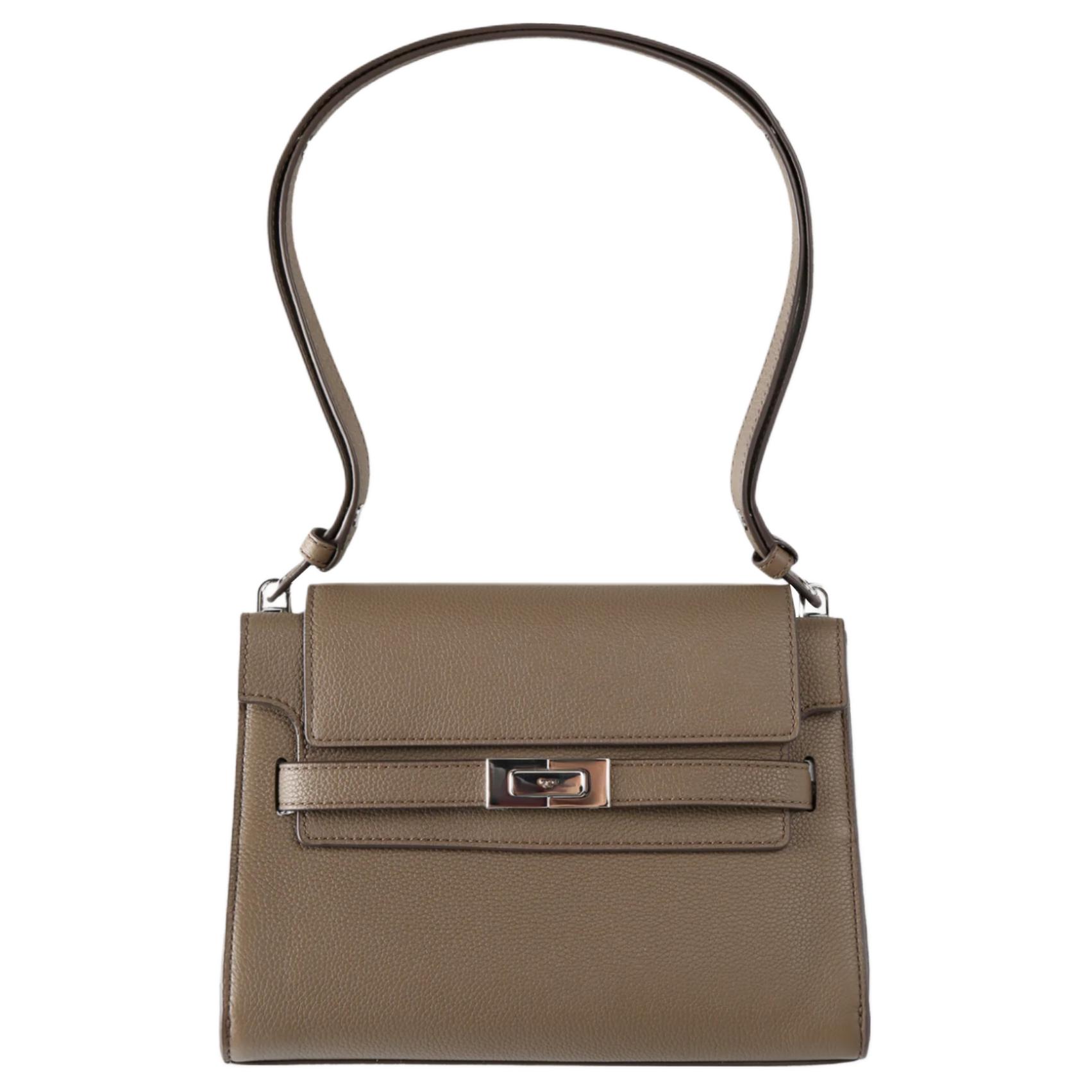 

Сумка через плечо Lee Radziwill из коровьей кожи Medium Women's Wild Mushroom TORY BURCH, basic set (bag+dust bag)