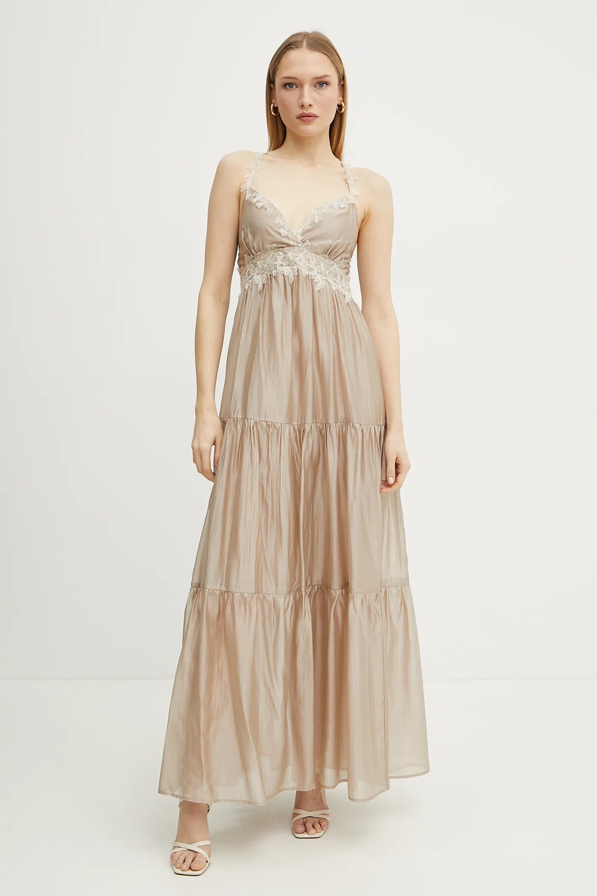 

Платье Ermanno Scervino, бежевый