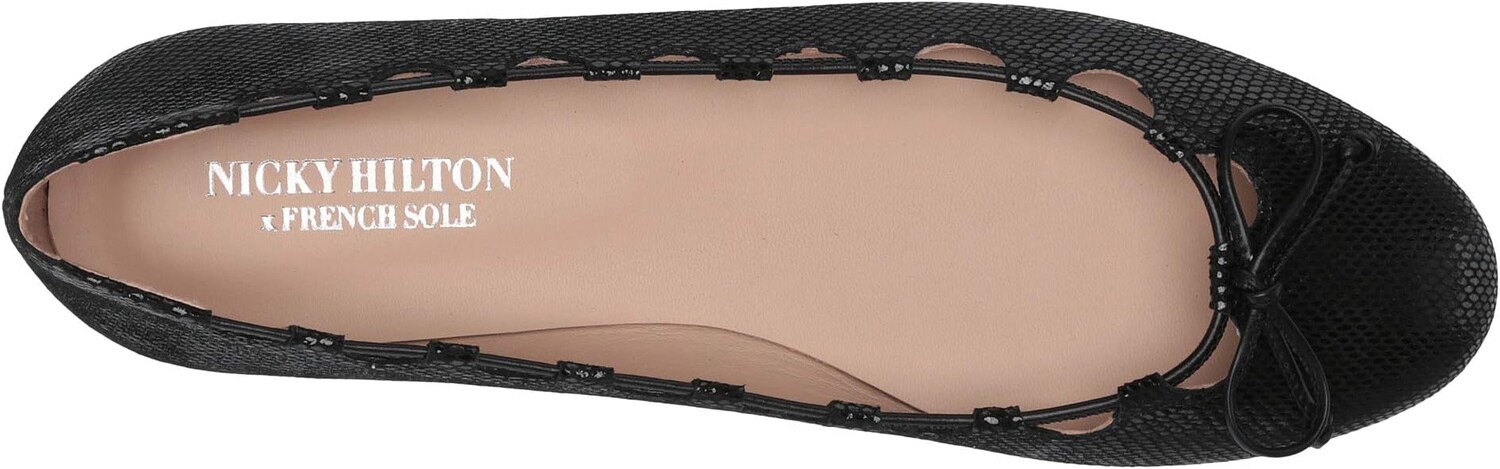 Балетки Nicky Hilton - Charlott French Sole, цвет Black Viper Print — фото 2