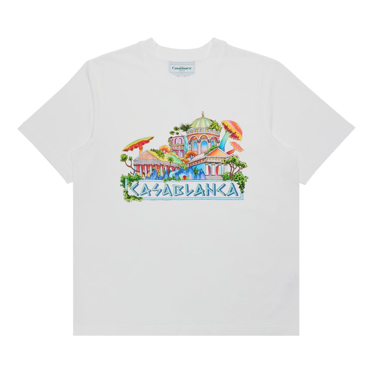 

Футболка Casablanca The Road To Knowledge Printed T-Shirt, белый