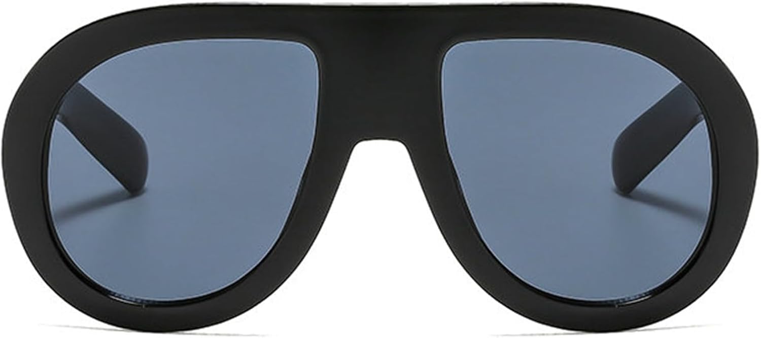 

Популярные модные солнцезащитные очки-пилот COTIA для женщин, ретро-дизайн, квадратная форма, двухцветные, для мужчин в стиле панк, градиентные, защита от УФ-излучения UV400, Black