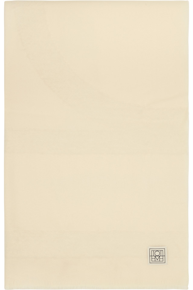 

Шарф из саржи с монограммой Toteme, Off-White