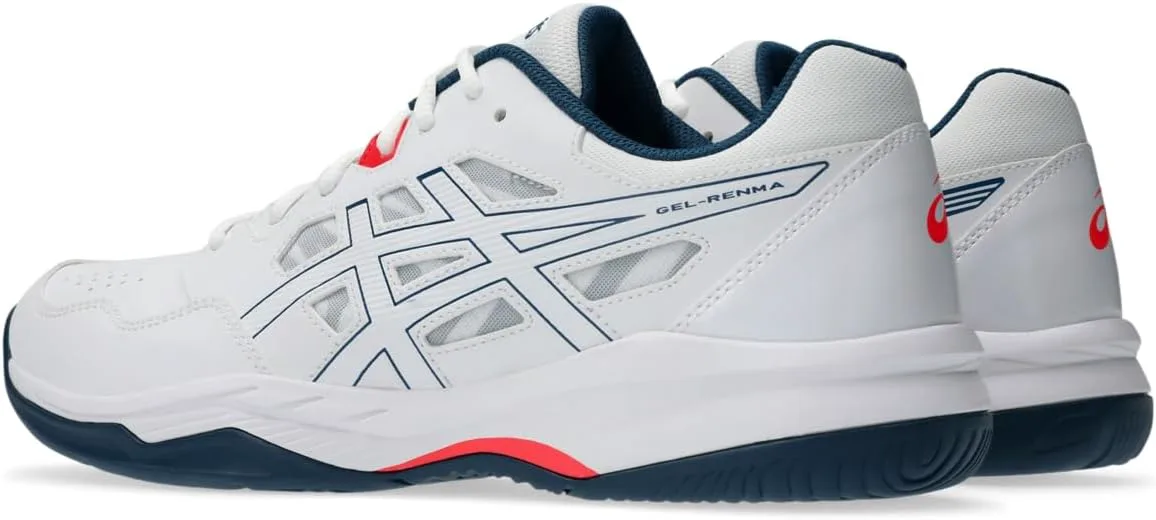 Мужские кроссовки для пинг-понга Asics Gel-RENMA, белый/синий — фото 3