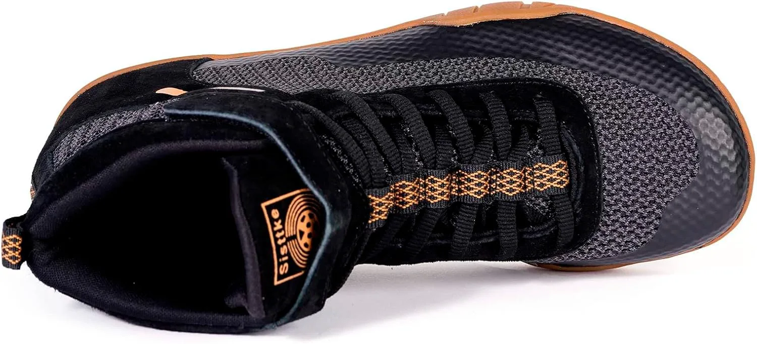 

Борцовки Мужские Боксерские Кроссовки Для Фитнеса, Тяжелой Атлетики И Пауэрлифтинга С Подошвой Нулевого Контакта Sisttke, черный