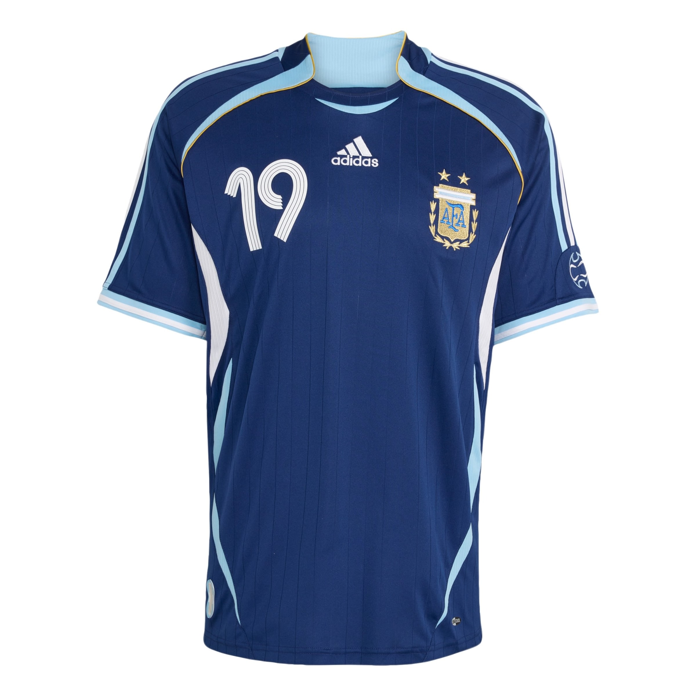 

Adidas Performance Футболка 'Argentina Away 2006 Messi' в светло-синем и темно-синем цвете
