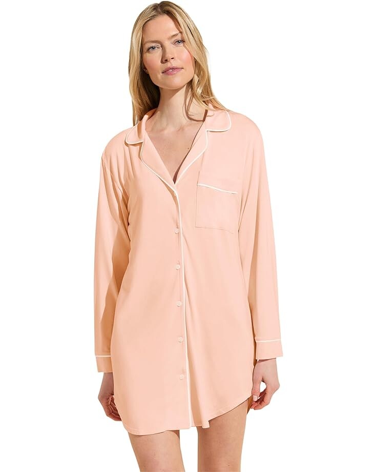 

Ночная рубашка Eberjey Gisele Sleepshirt, цвет Petal Pink