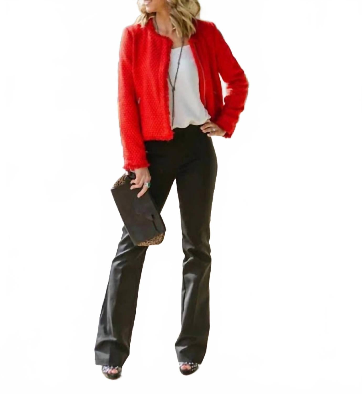 

Женские брюки Varick Slim Bootcut в черном цвете Ecru