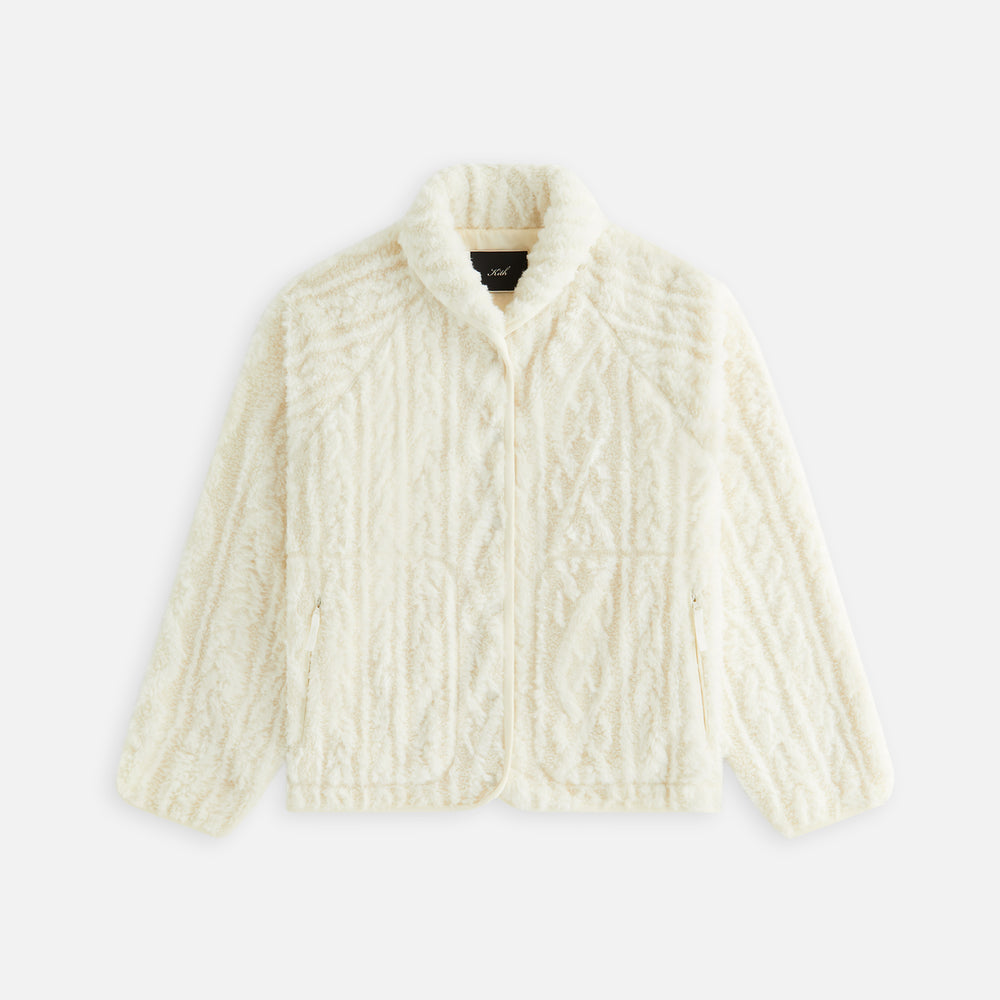 

Куртка Kith Women Grayson Cable Sherpa Jacket, цвет Sandrift