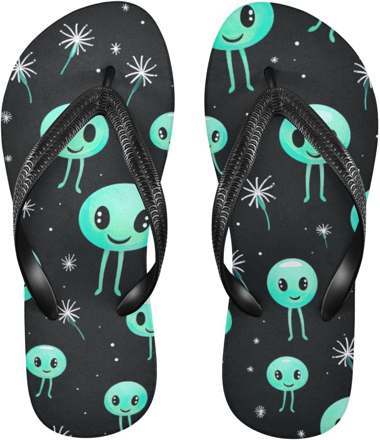 

Летние пляжные сандалии Space Aliens для женщин и мужчин, шлепанцы для душа Kfbe