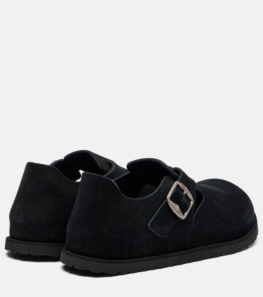 Лондонские замшевые туфли Birkenstock 1774, Black — фото 2