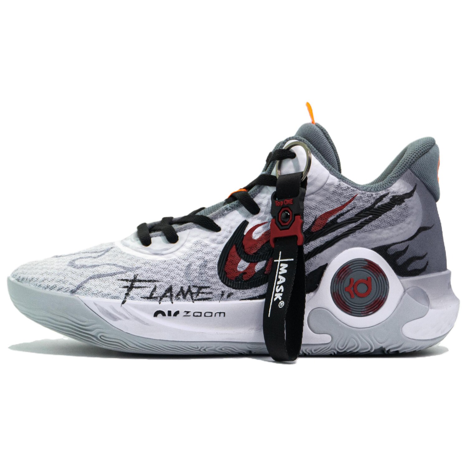 

Баскетбольные кроссовки KD Trey 5 IX Basketball Shoes Unisex Mid-Top Black/White/Grey Nike